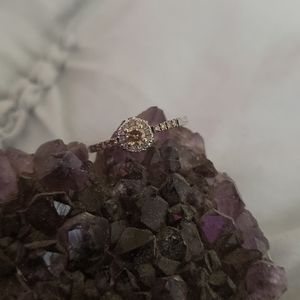 Champagne Diamond Ring